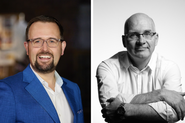 Mark Bishop, co-president, Blue Ant Studios and Michael Tear, CEO, Wildbear Entertainment
